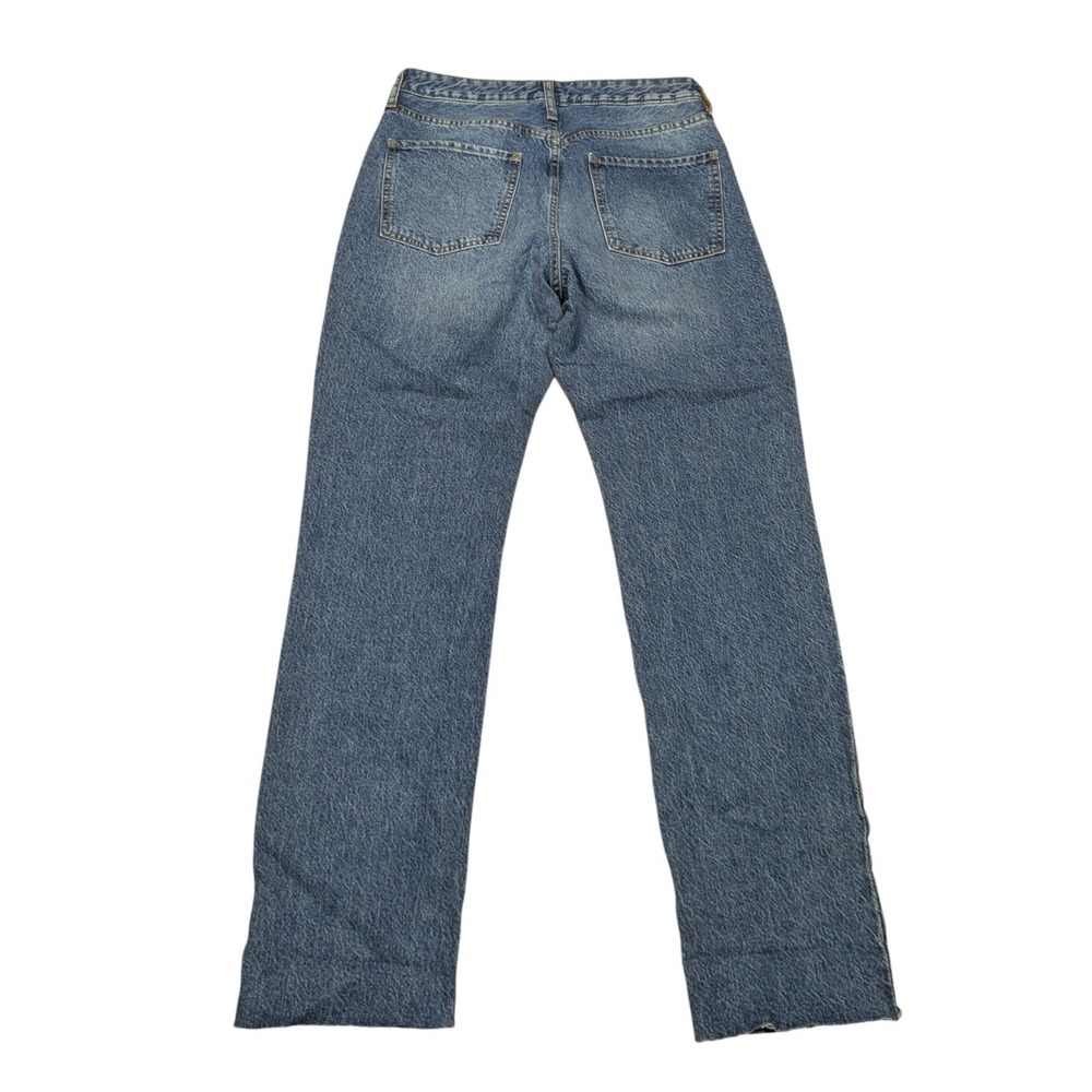 Gianni Bini Women's Size‎ 29 Blue Denim High Rise Straight Leg Mom Jeans Classic - Picture 3 of 7